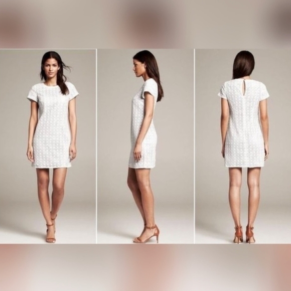 Banana Republic White Mini Dress - Picture 3 of 14